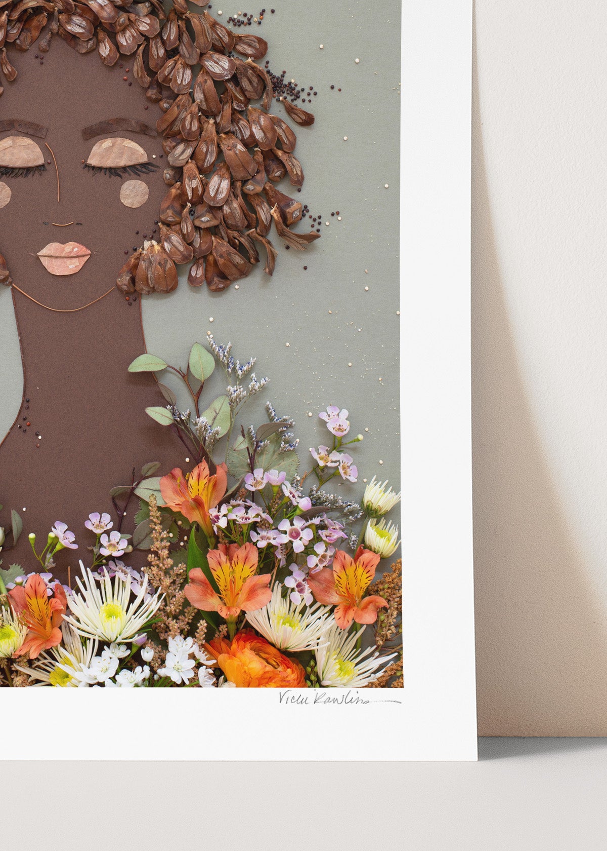 "Feed Your Soul" Flower Print
