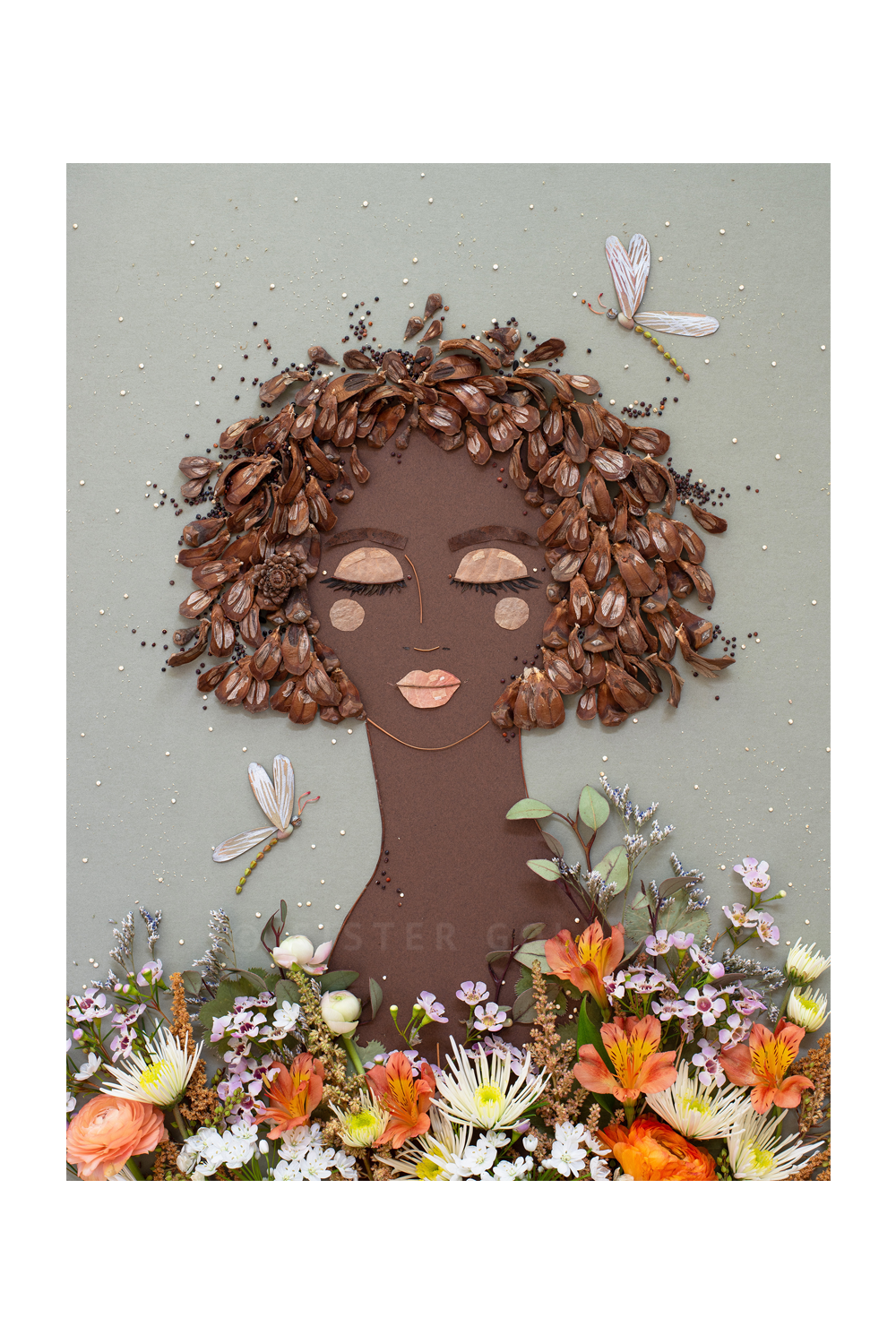 "Feed Your Soul" Flower Print