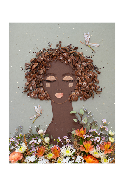 "Feed Your Soul" Flower Print