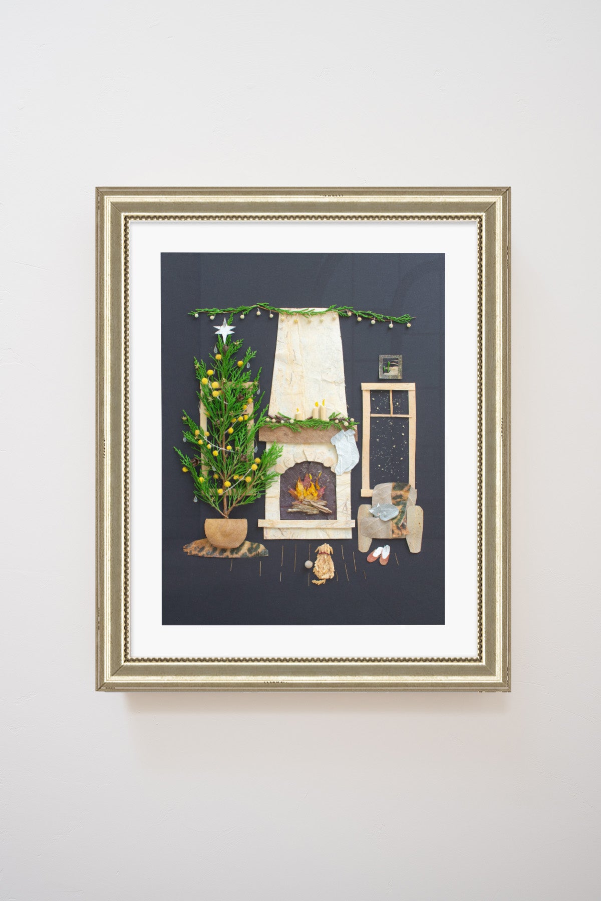 "Fireside Friends" Flower Print