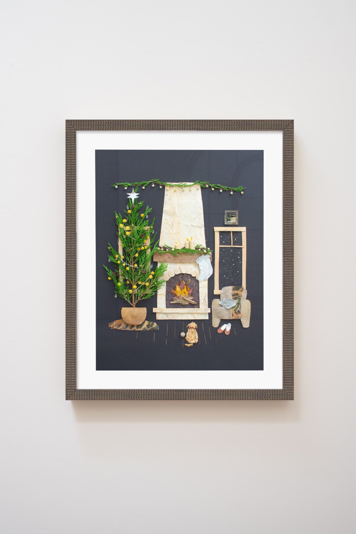 "Fireside Friends" Flower Print