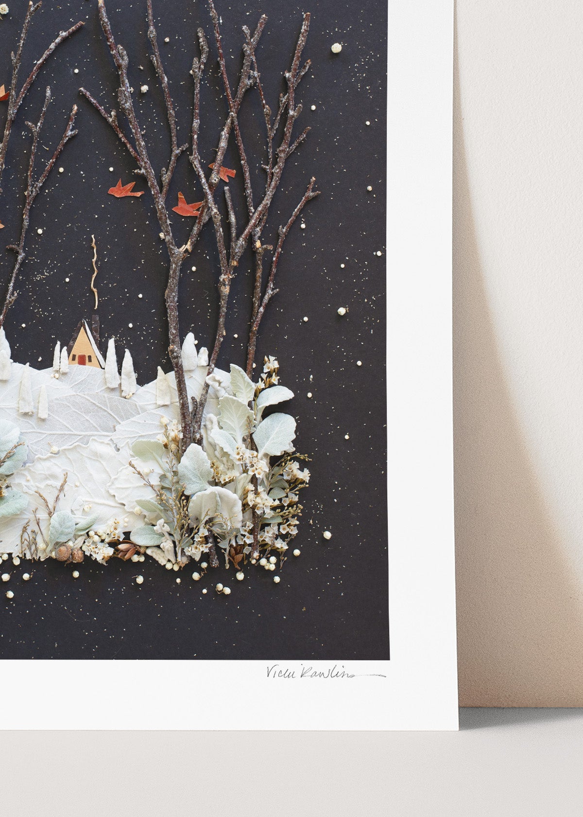 "Flight of the Cardinals" Flower Print