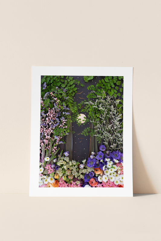 "Flower Moon" Flower Print