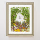 "Free to Fly" Flower Print