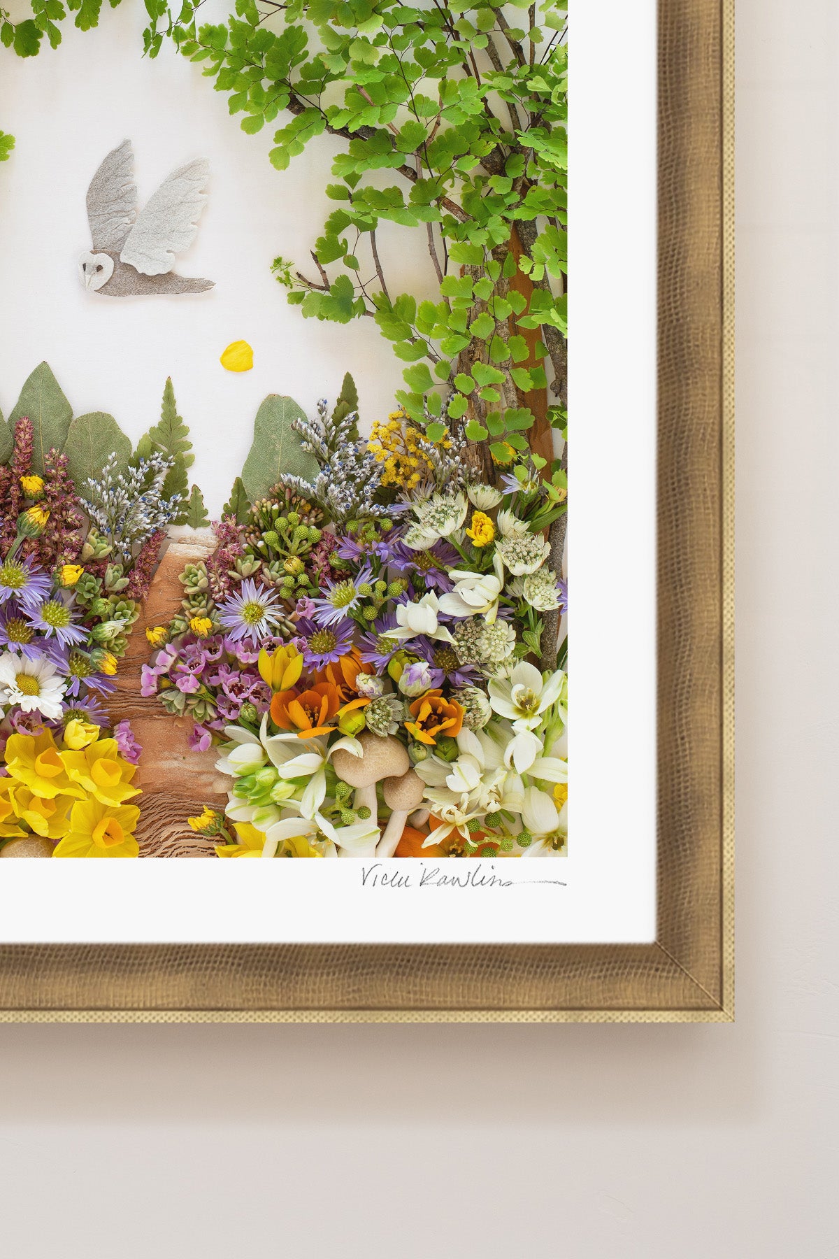 "Free to Fly" Flower Print