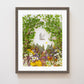 "Free to Fly" Flower Print