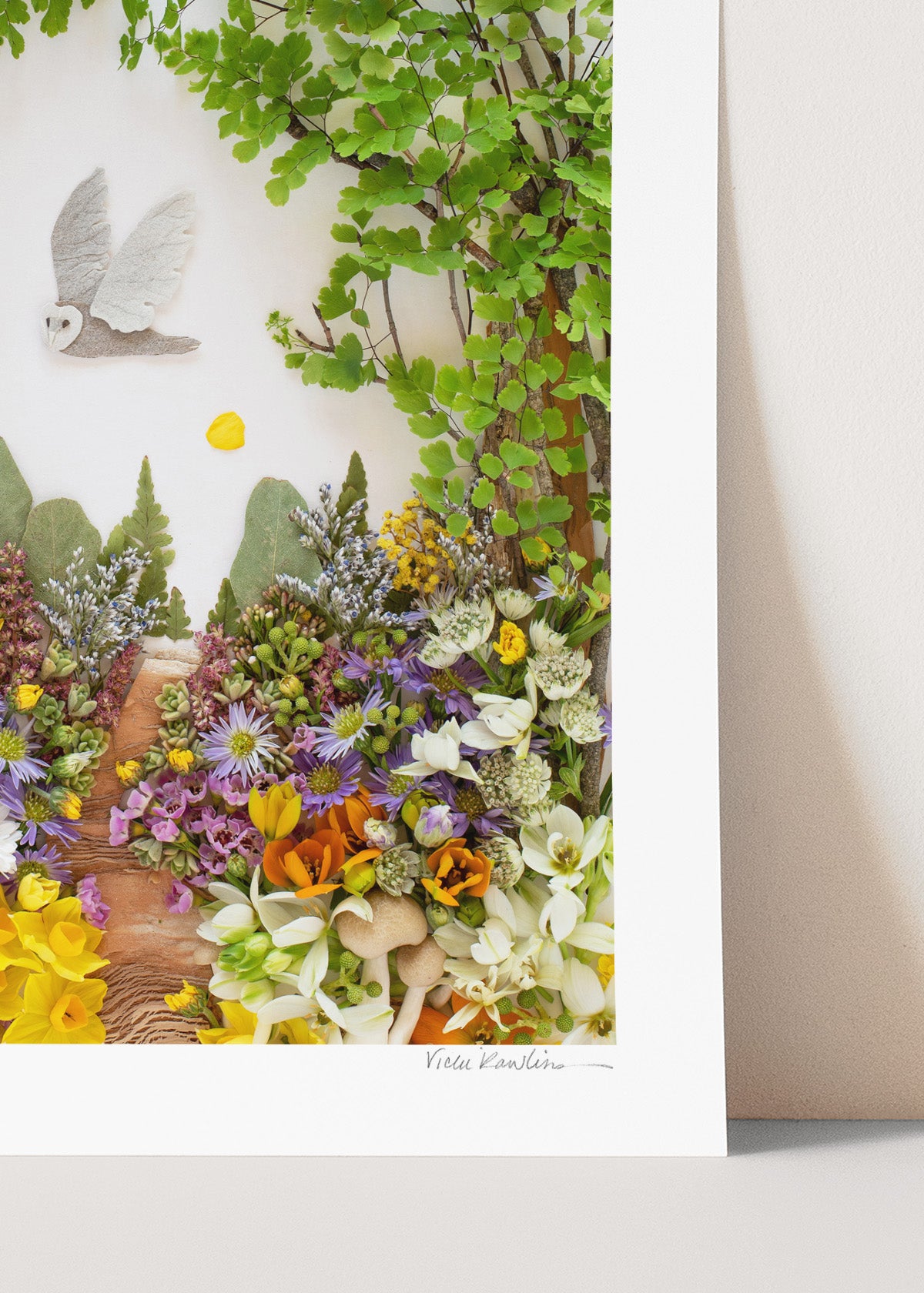 "Free to Fly" Flower Print
