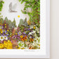 "Free to Fly" Flower Print