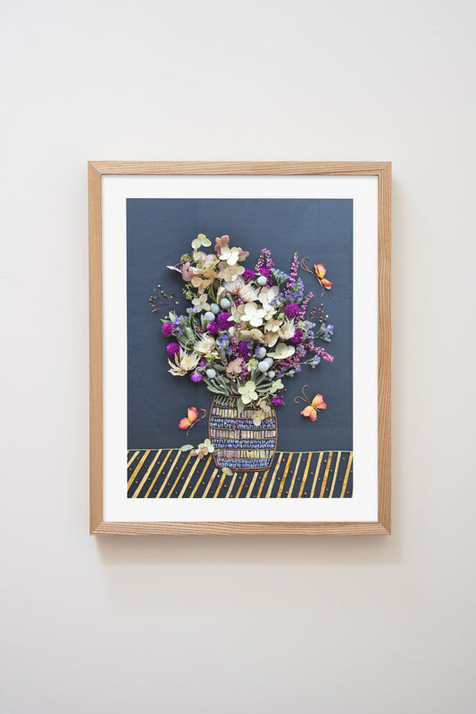 "Gather" Flower Print