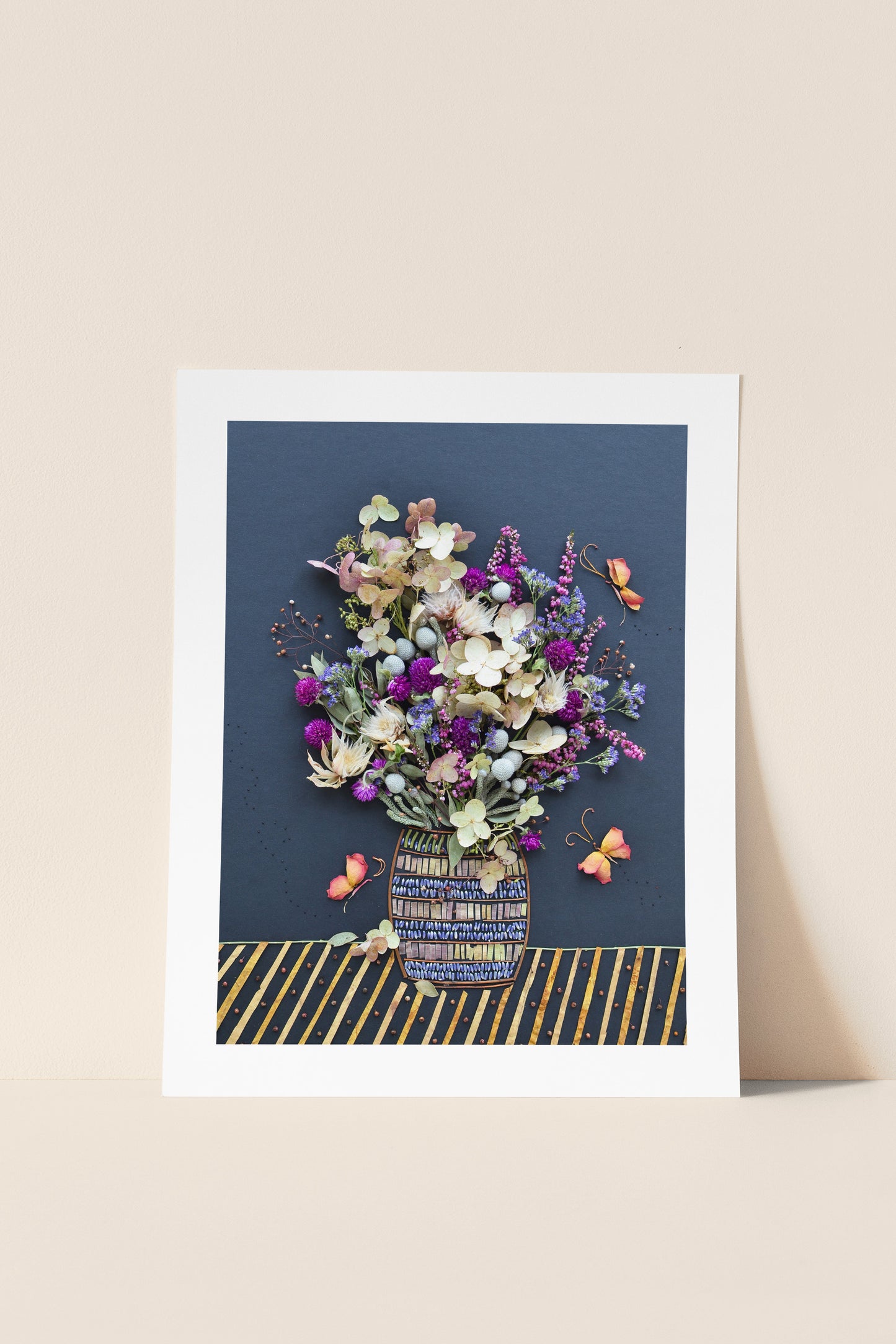 "Gather" Flower Print