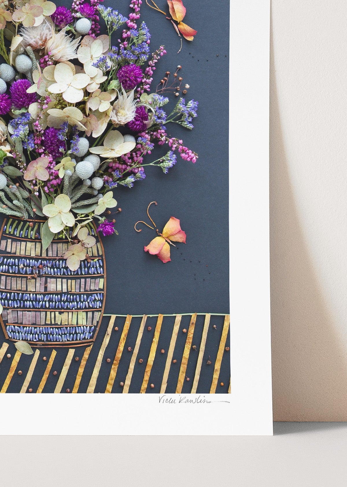 "Gather" Flower Print