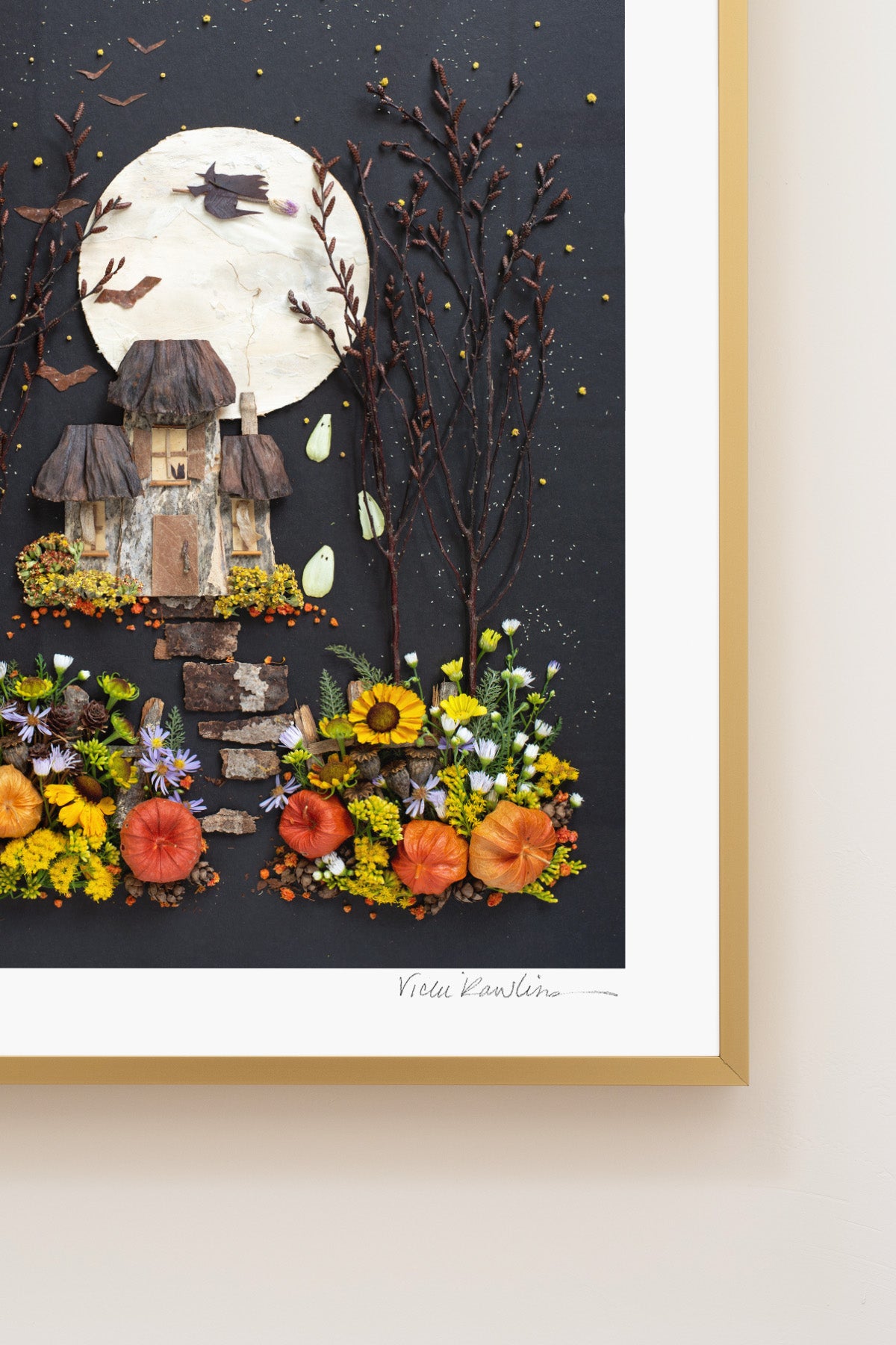 "Ghost Manor" Flower Print
