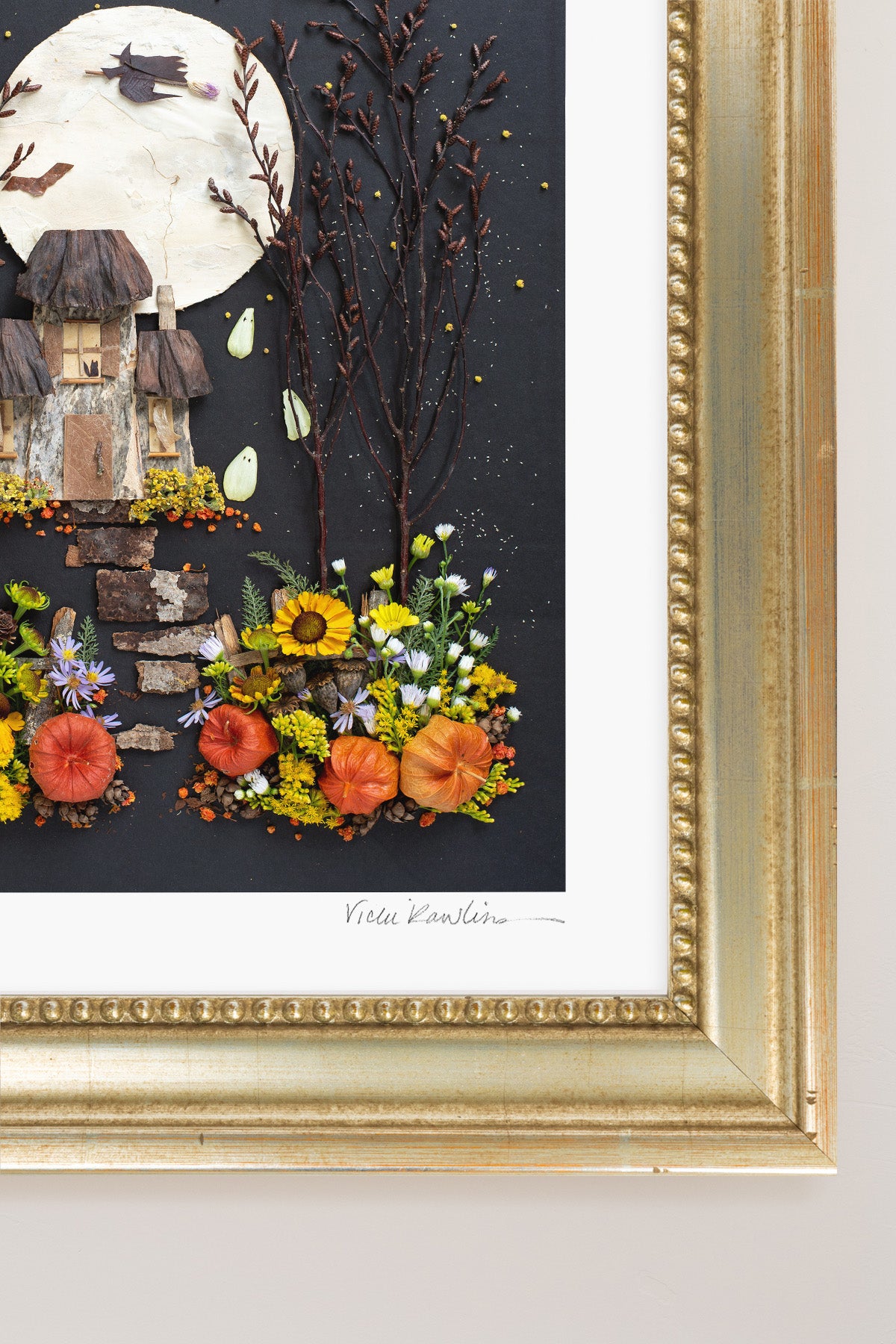 "Ghost Manor" Flower Print