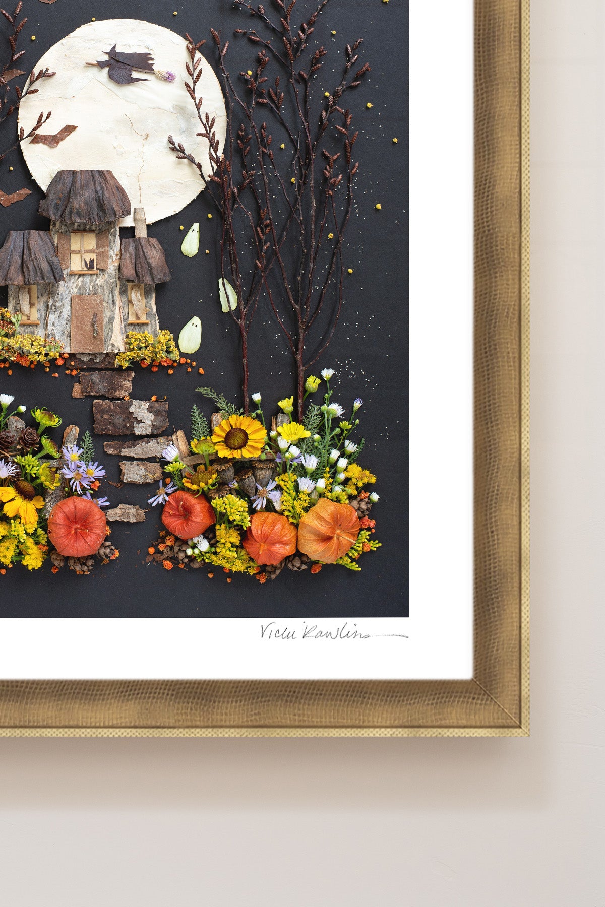 "Ghost Manor" Flower Print