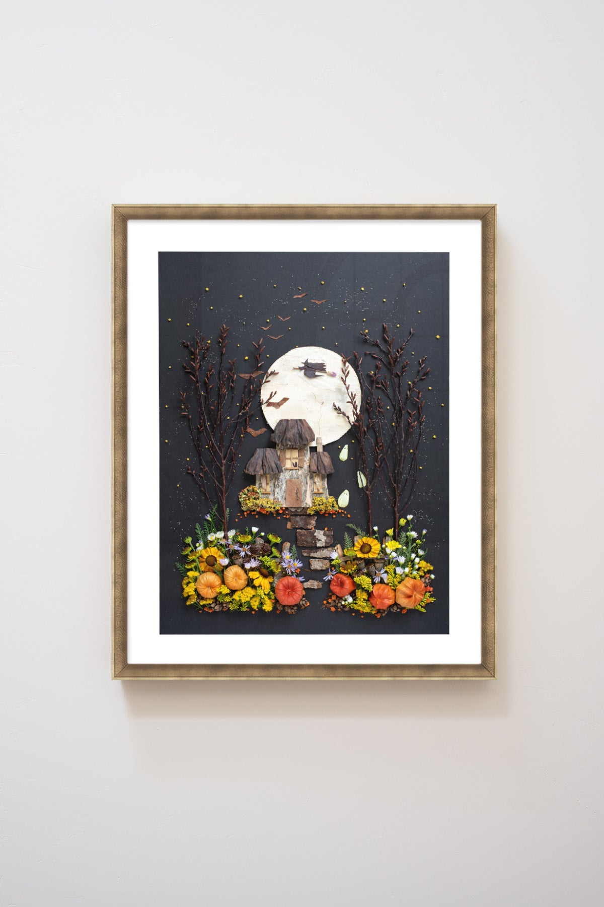 "Ghost Manor" Flower Print