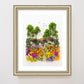"Golden Hour" Flower Print