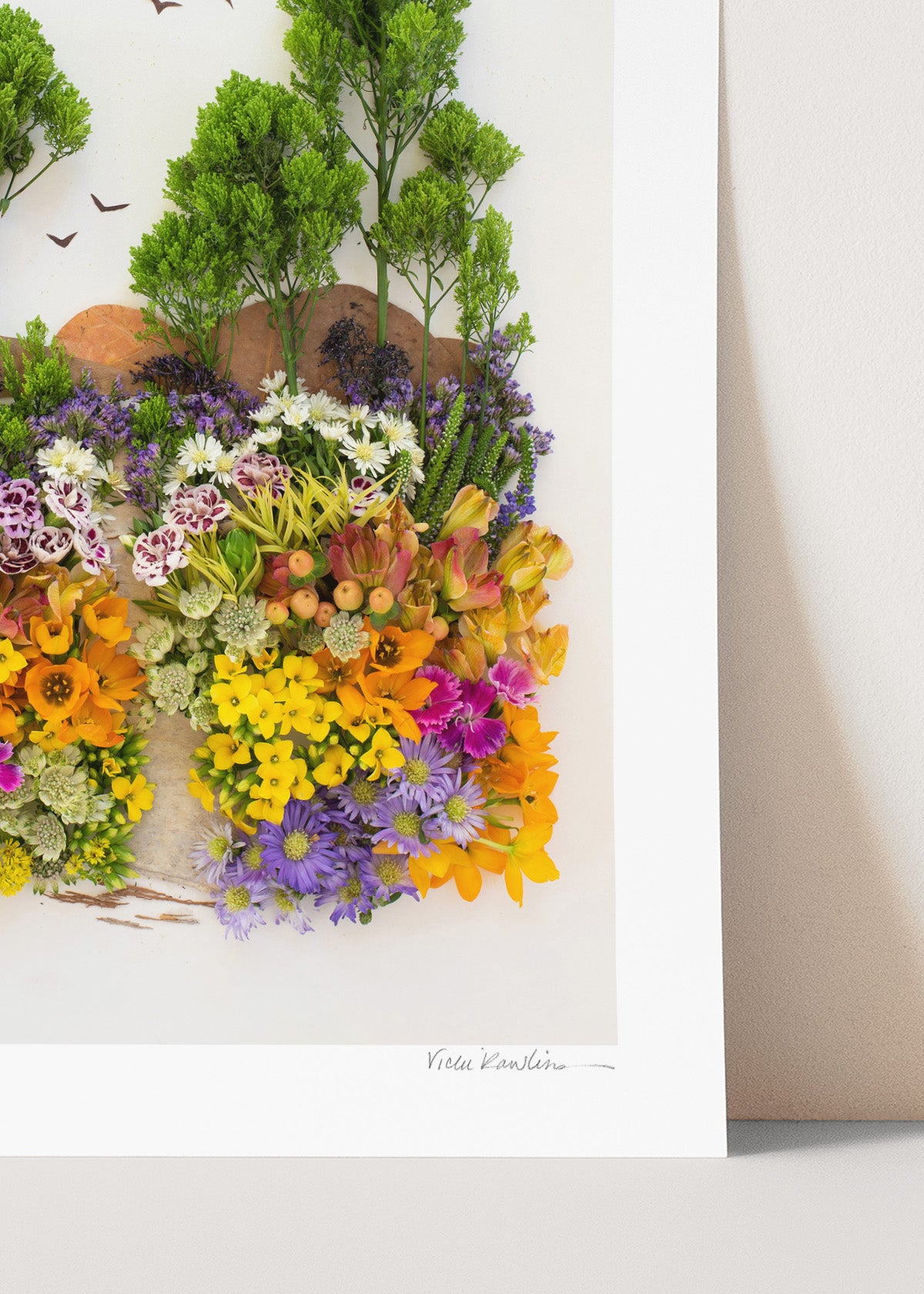 "Golden Hour" Flower Print