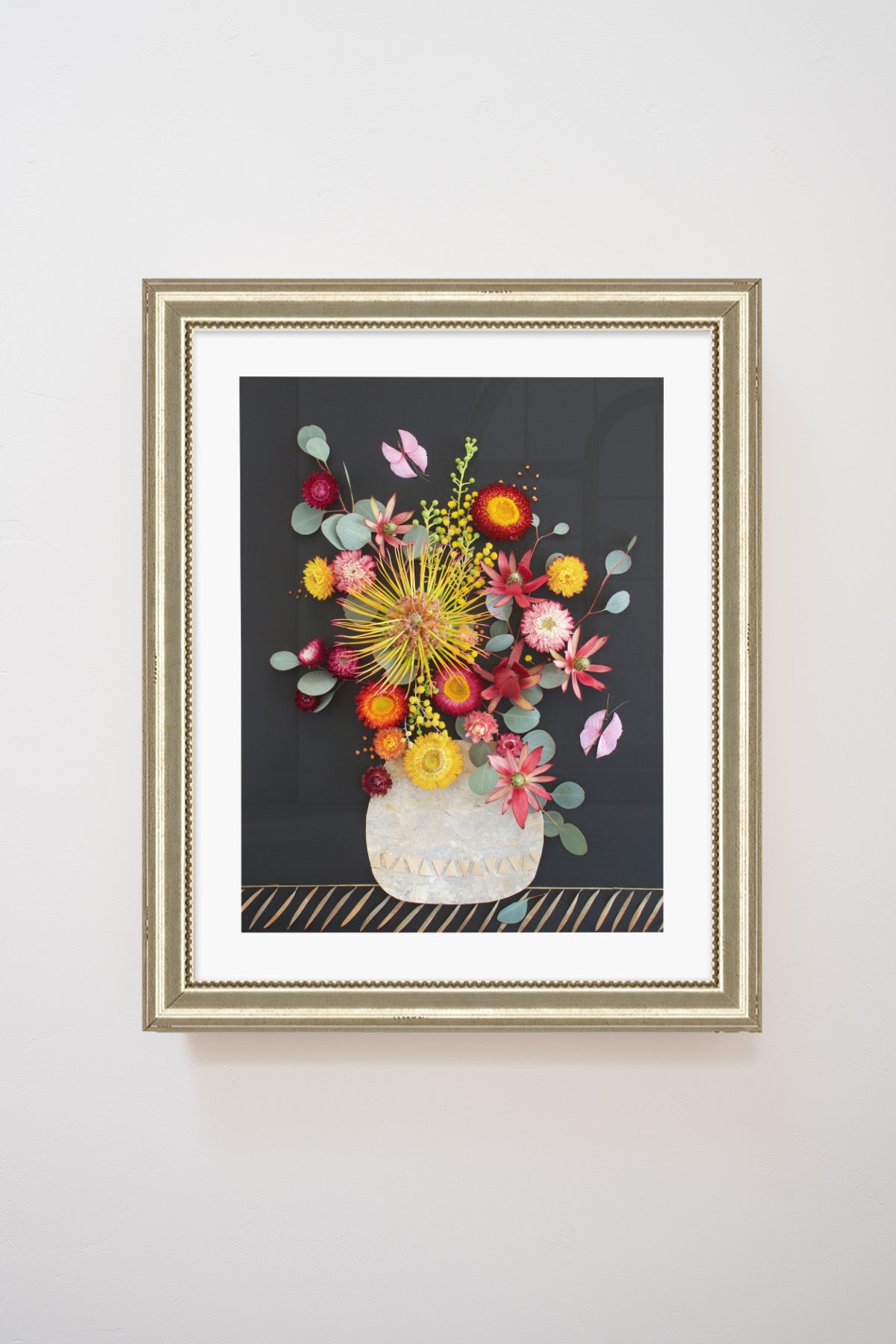 "Goldfinger" Flower Print