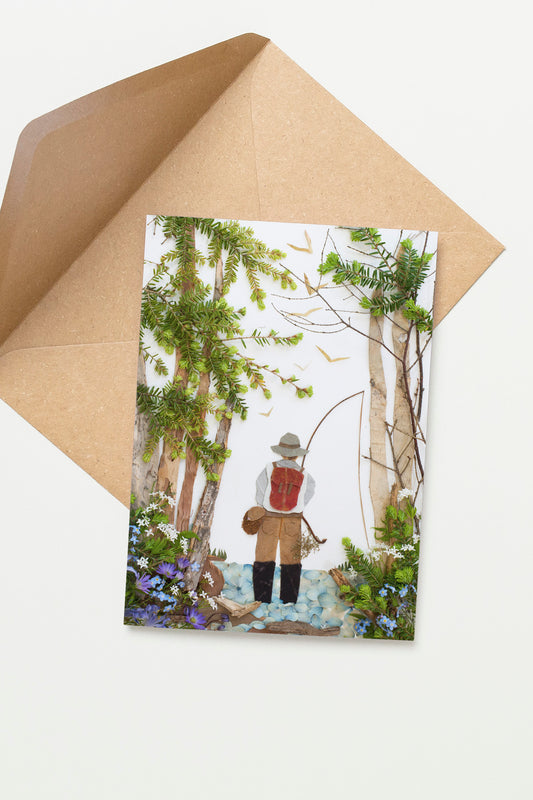 "Gone Fishin'" Greeting Card