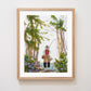 "Gone Fishin'" Flower Print