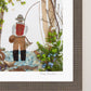 "Gone Fishin'" Flower Print
