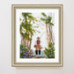 "Gone Fishin'" Flower Print