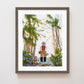 "Gone Fishin'" Flower Print