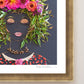 "Grow Good Thoughts" Flower Print