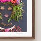 "Grow Good Thoughts" Flower Print