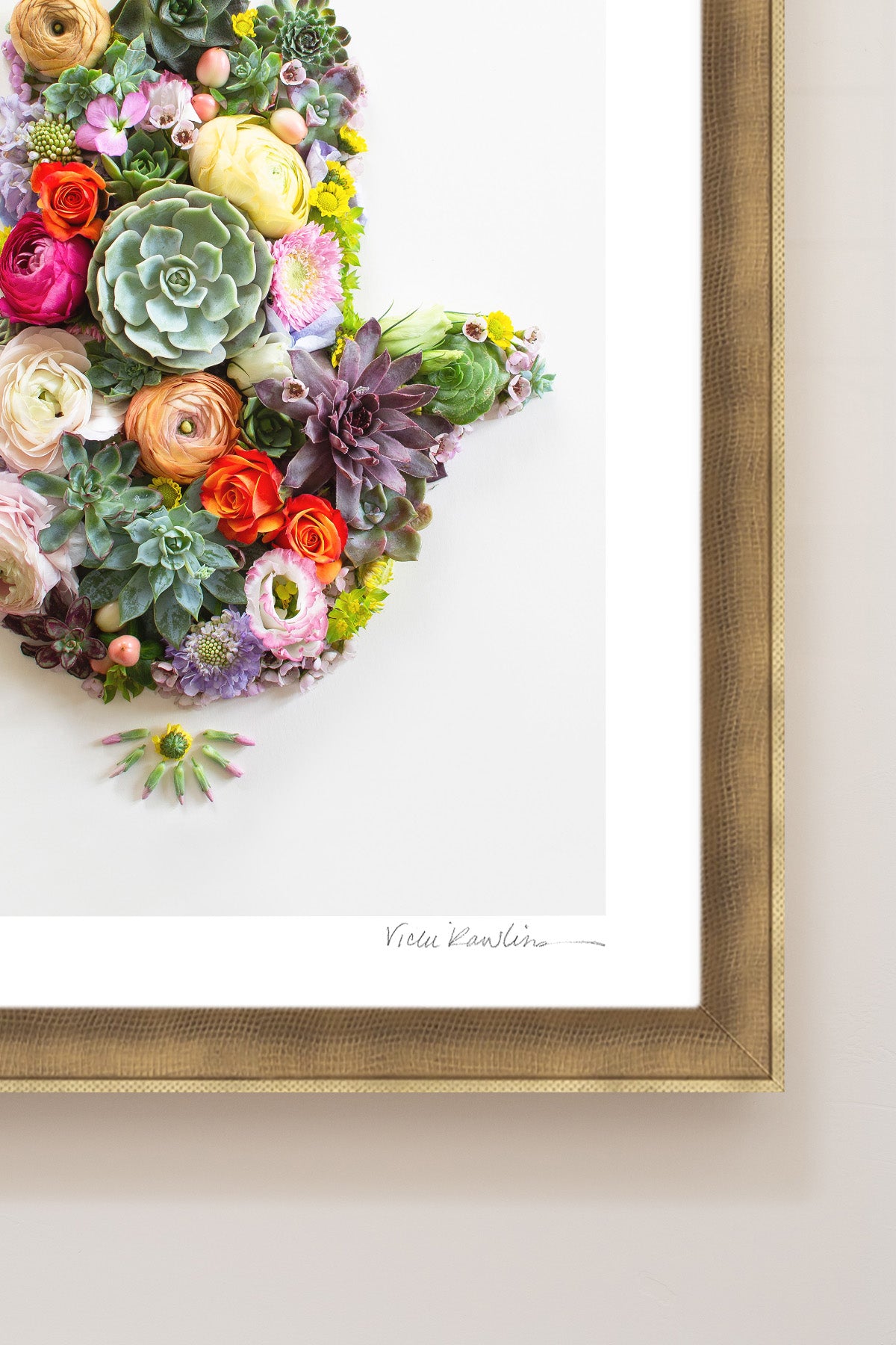 "Hamsa Hand" Flower Print