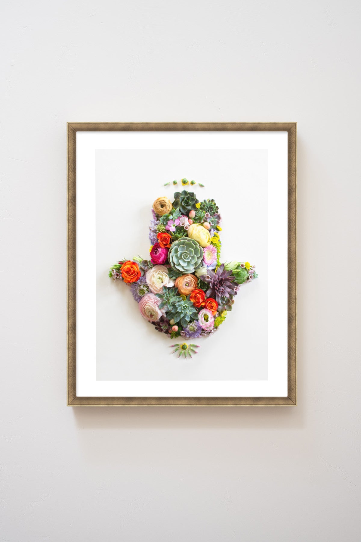 "Hamsa Hand" Flower Print