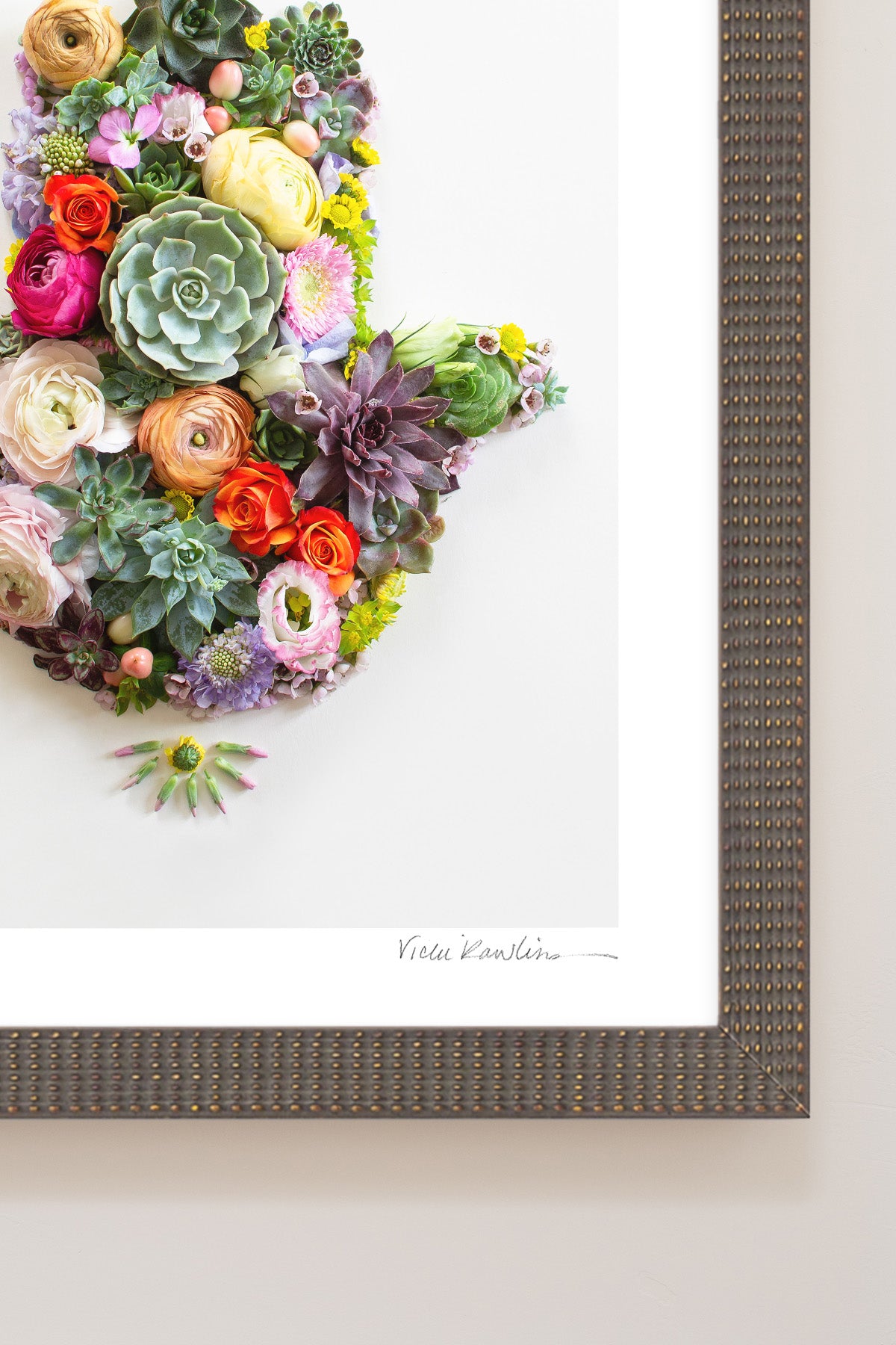 "Hamsa Hand" Flower Print