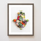 "Hamsa Hand" Flower Print