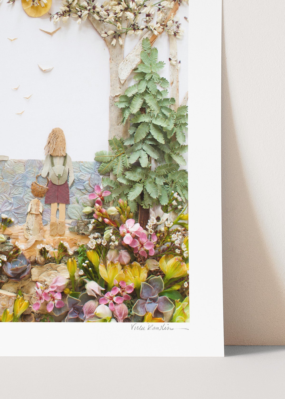 "Happy Place" Flower Print