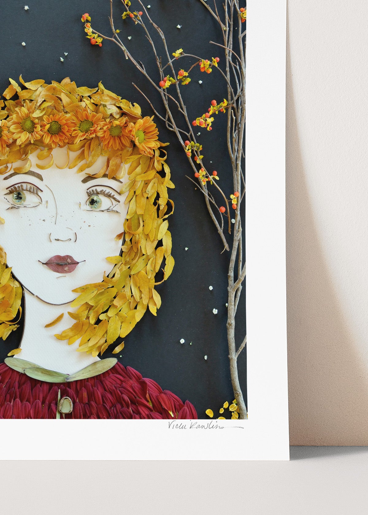 "Hazel" Flower Print