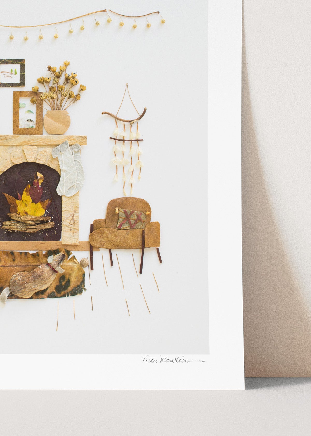 "Holiday Homebody" Flower Print