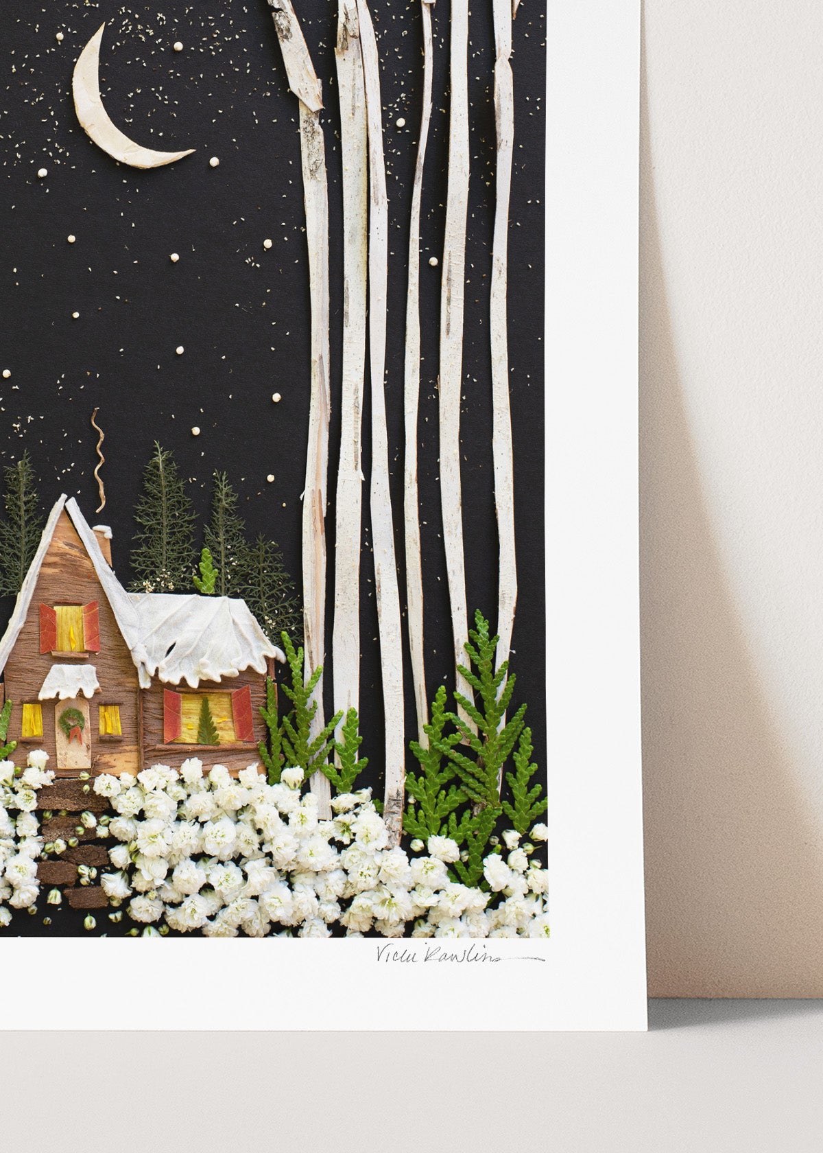 "Home for the Holidays" Flower Print