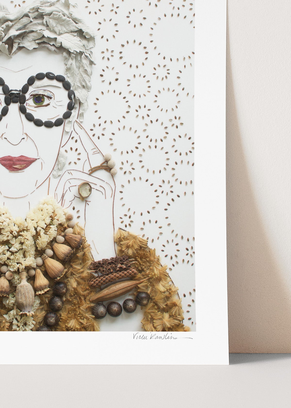 "Iris" Flower Print