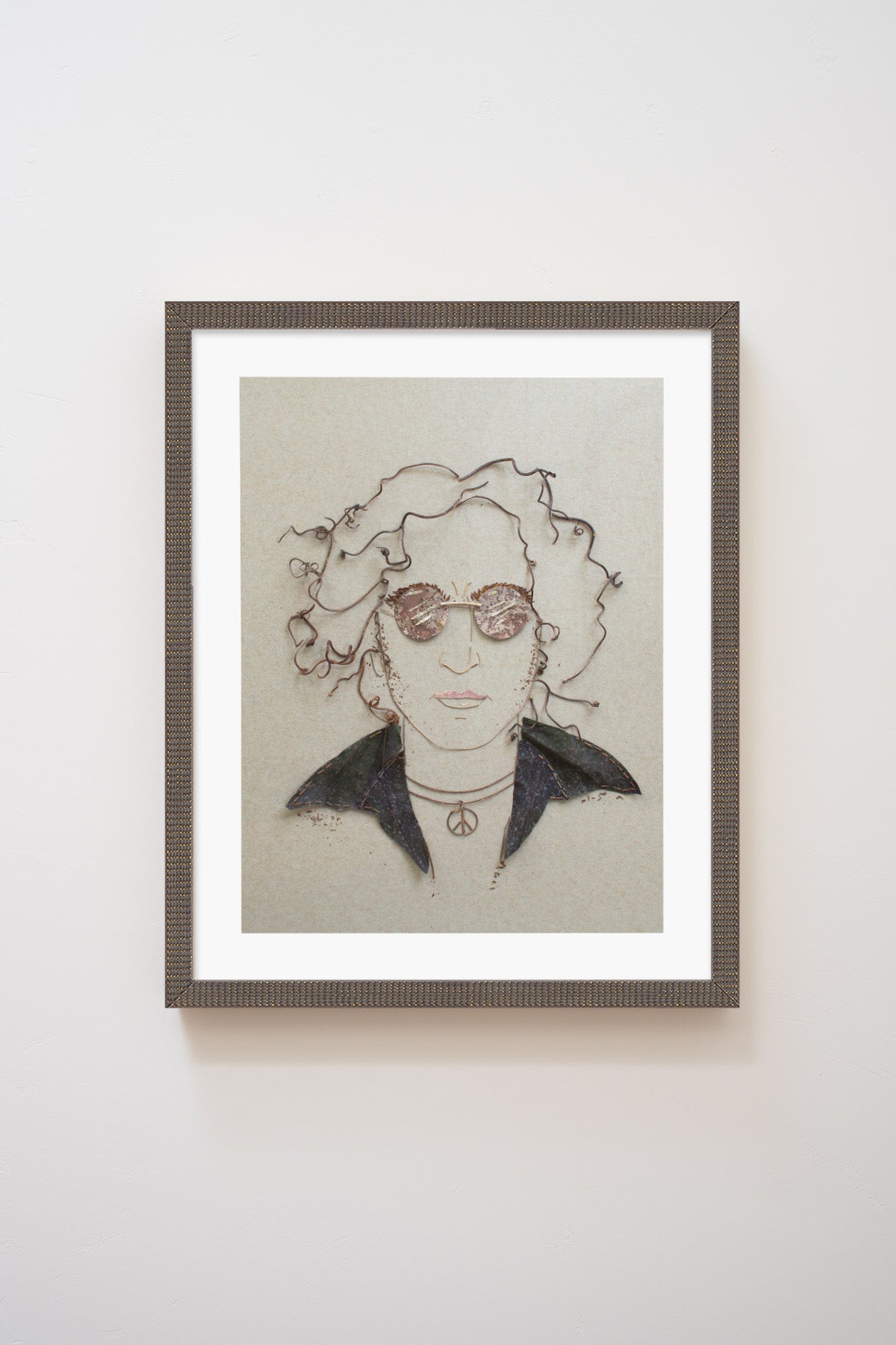 "John Lennon" Flower Print