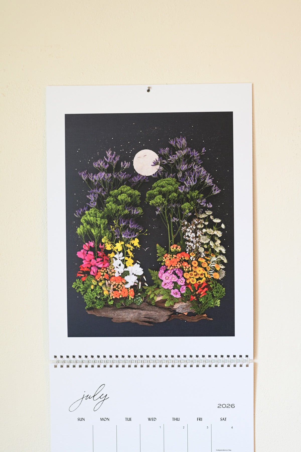 2026 Flower Art Calendar