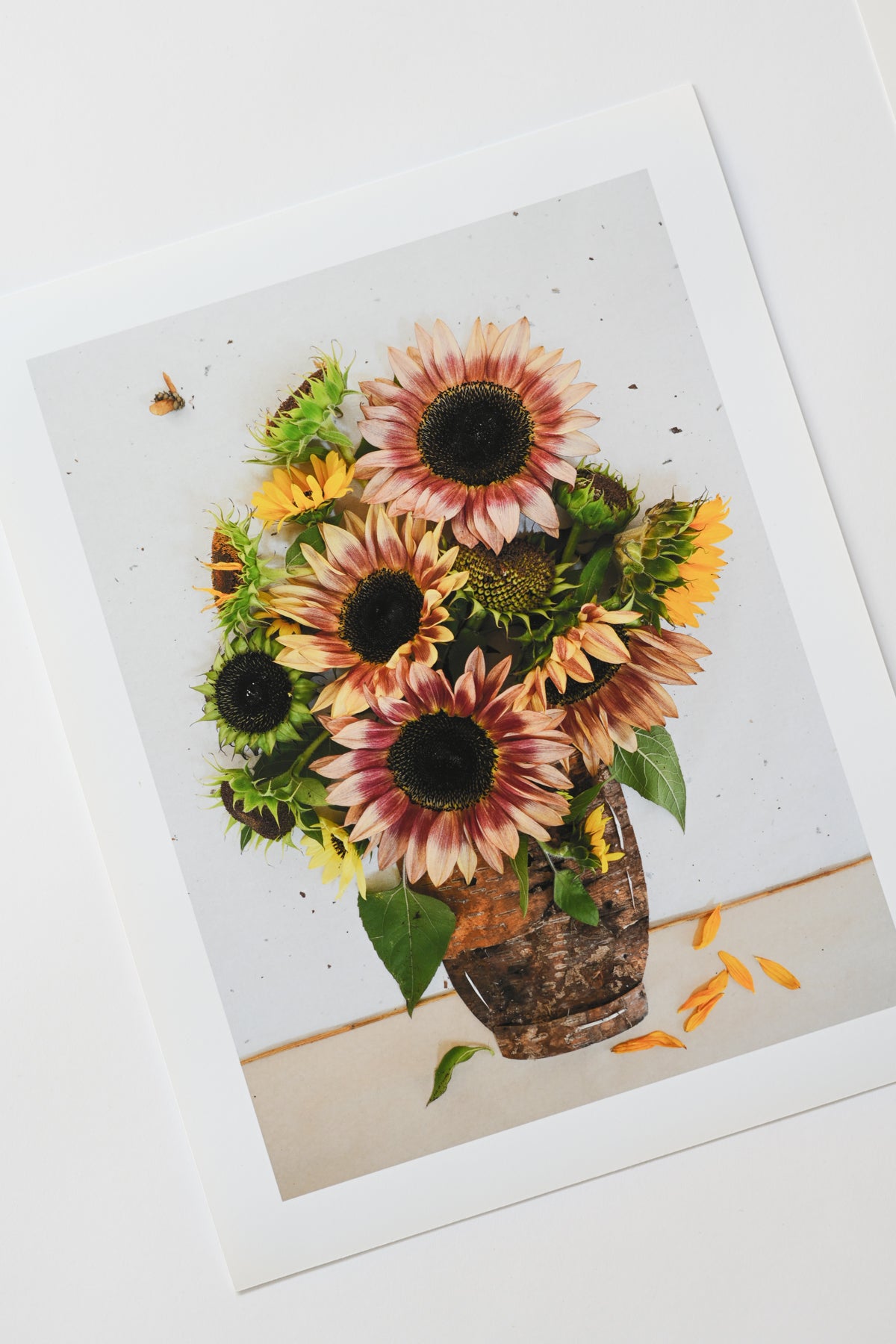 "Face the Sun" Flower Print
