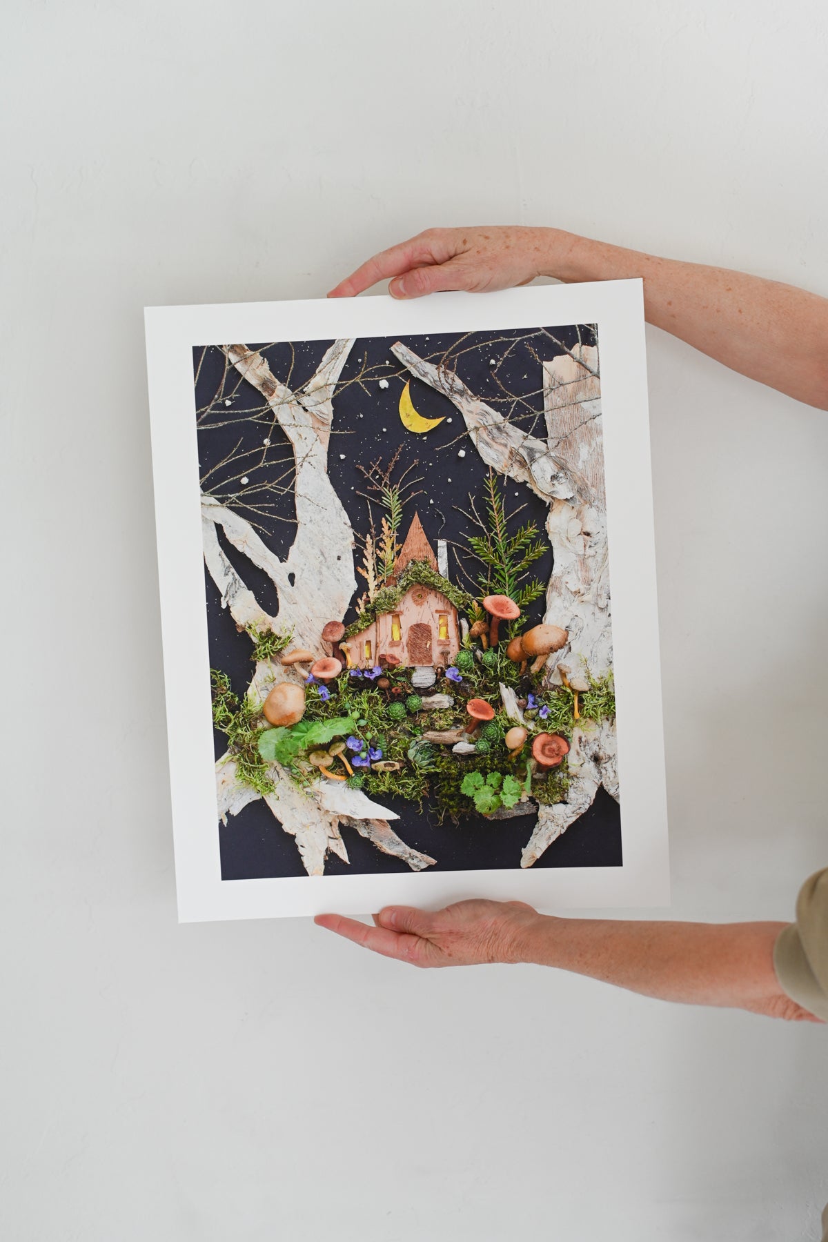 "Mushroom Inn" Flower Print