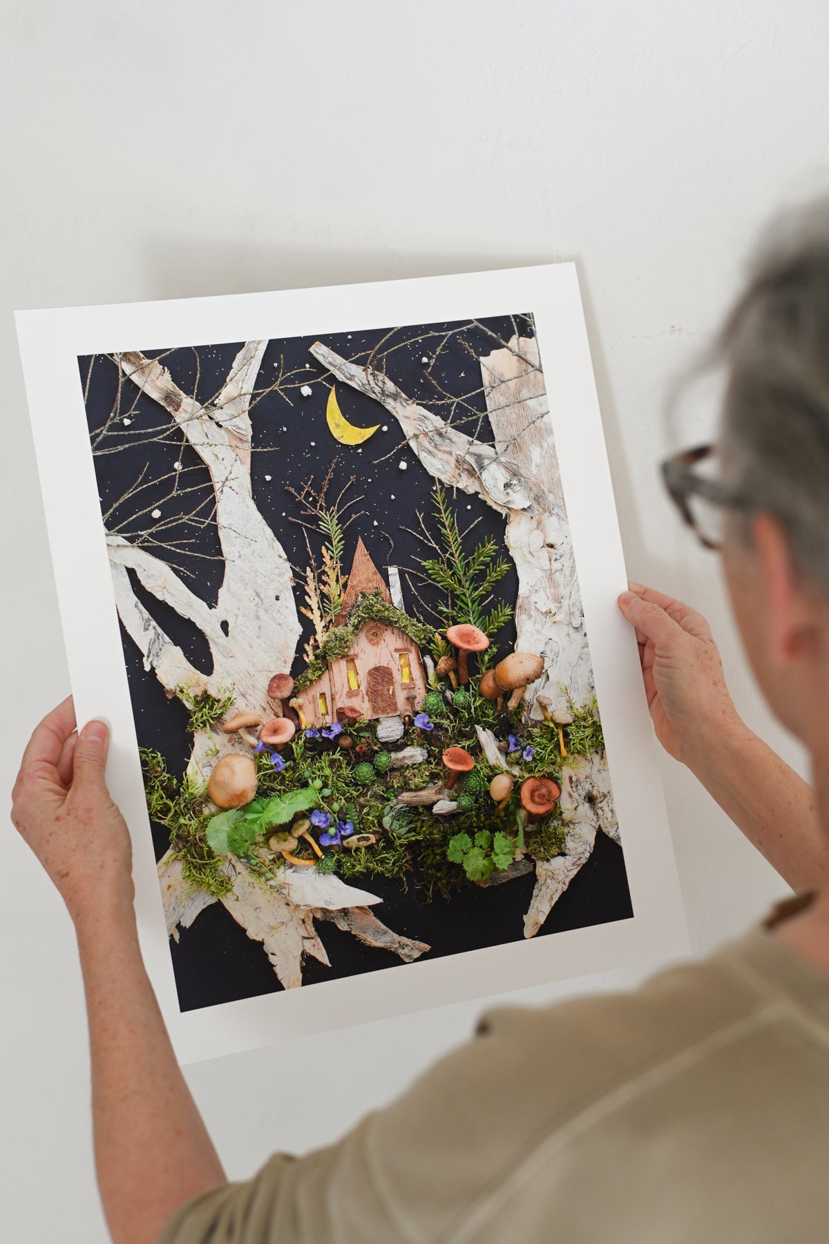 "Mushroom Inn" Flower Print