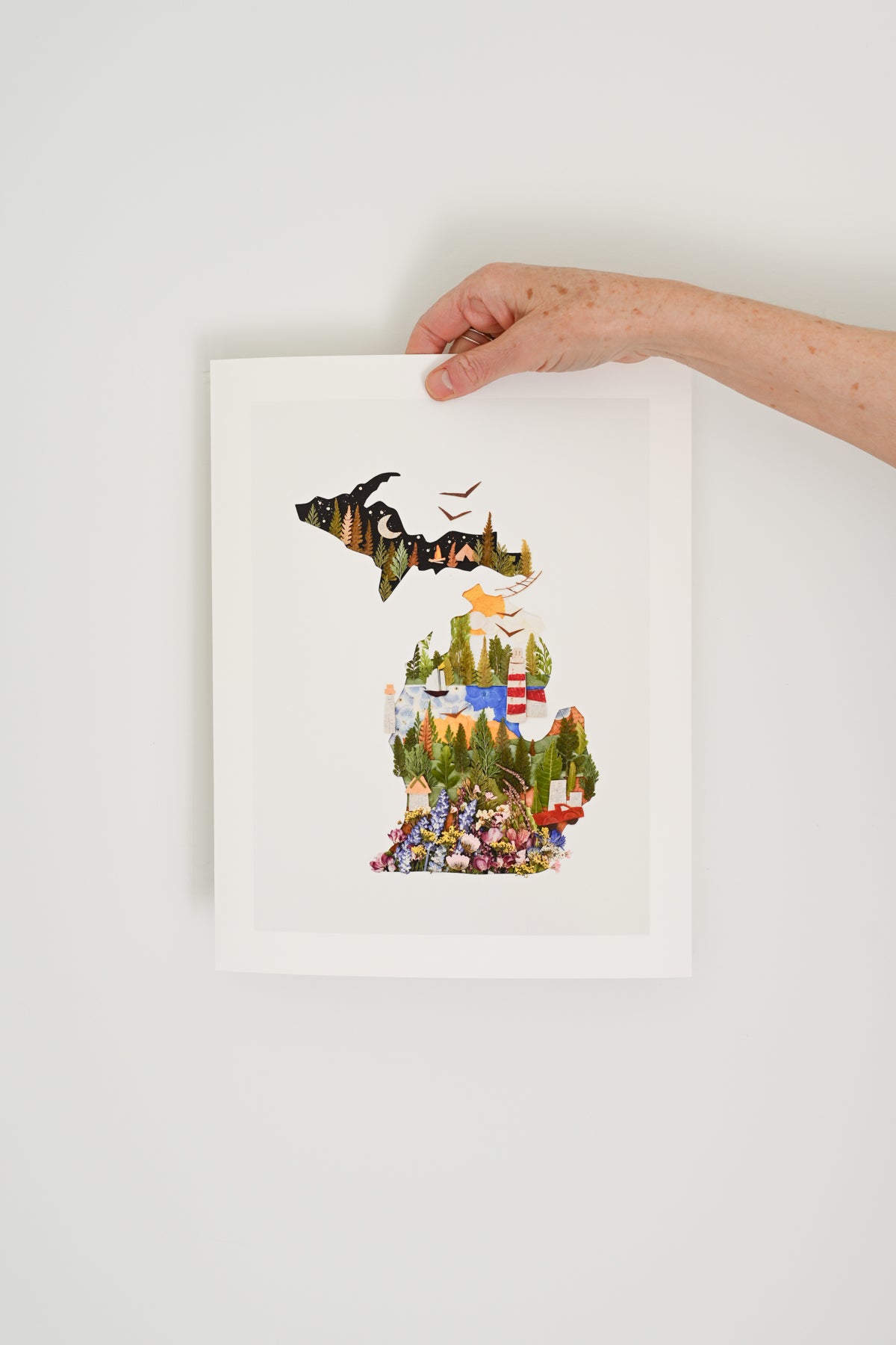 "Michigan" Flower Print