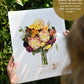 "September" Flower Print