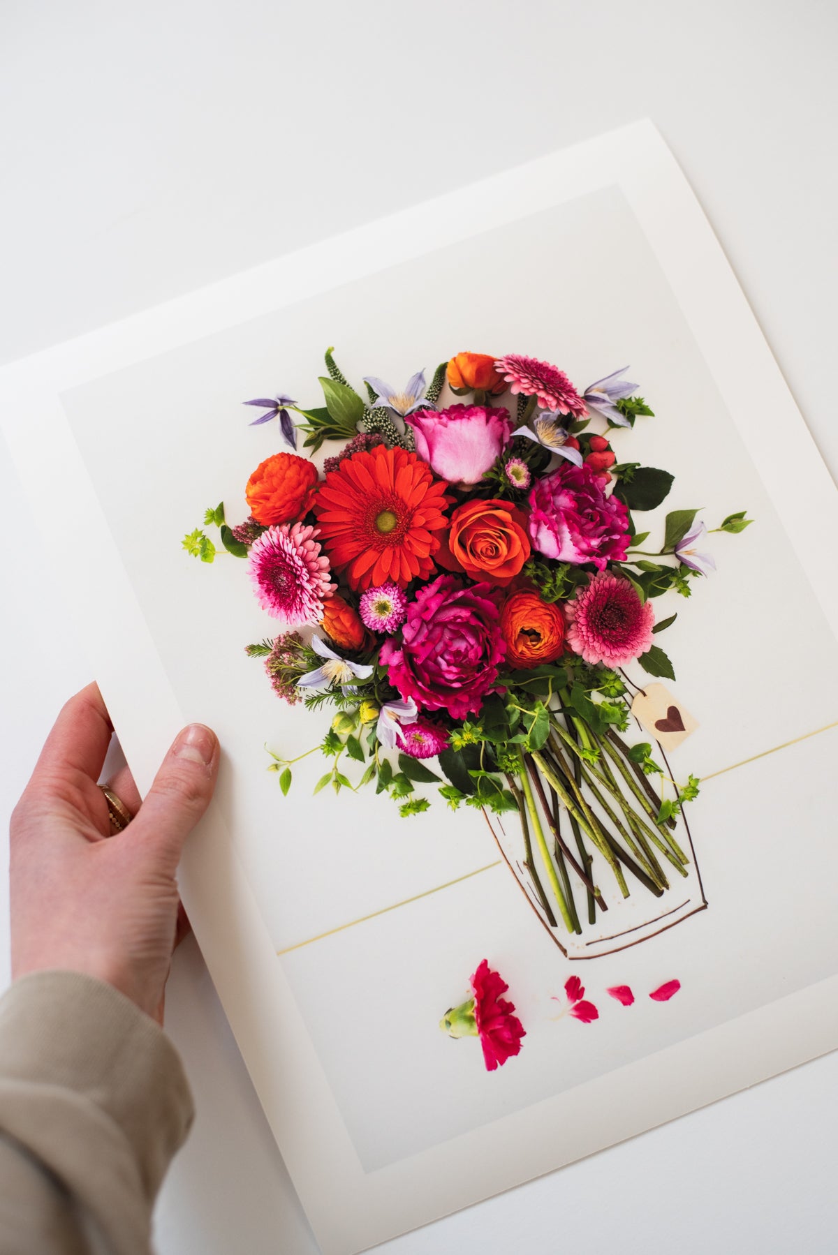 "Xoxo" Flower Print
