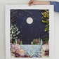 "Pink Moon" Flower Print