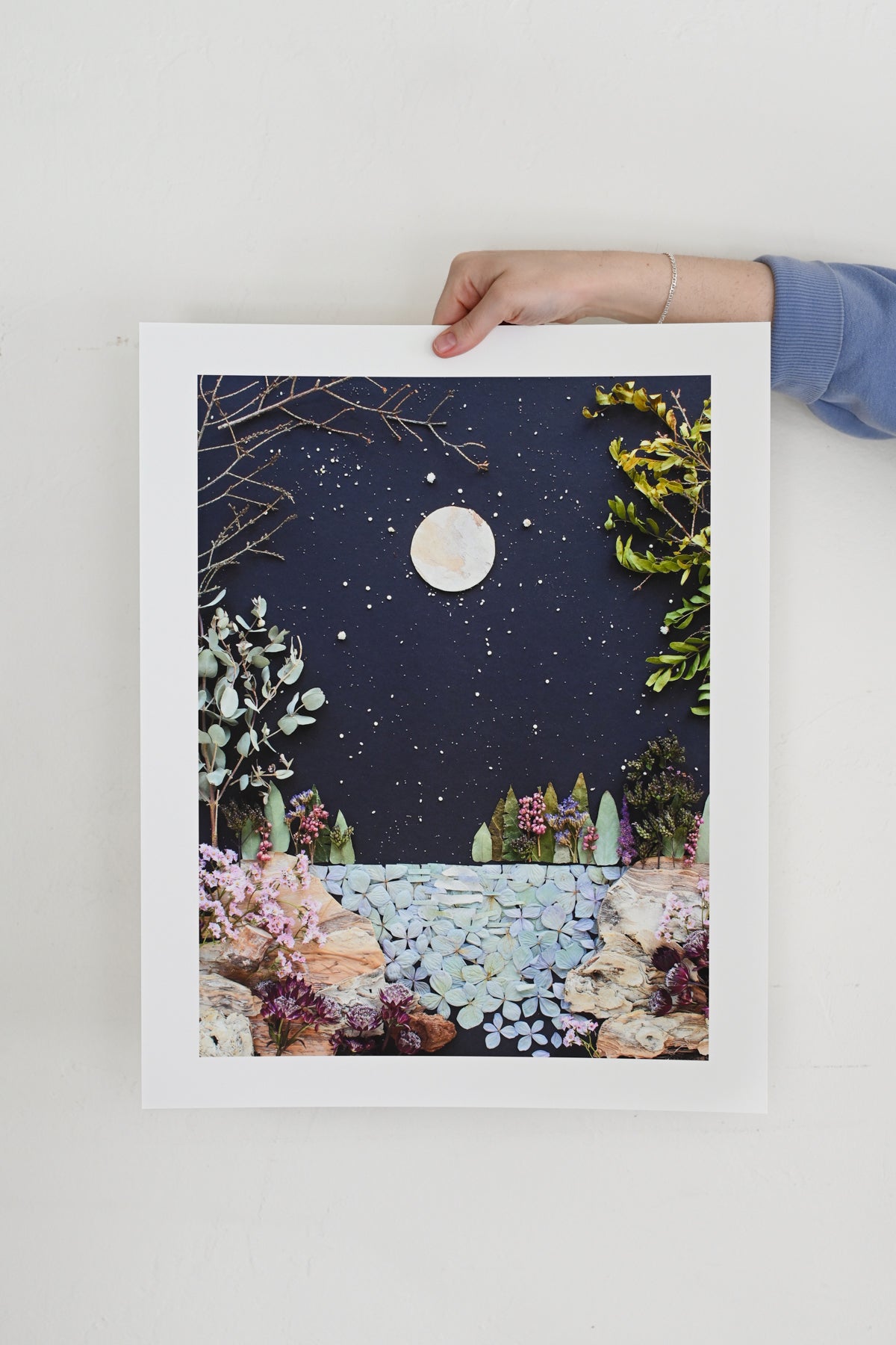 "Pink Moon" Flower Print