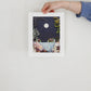 "Pink Moon" Flower Print