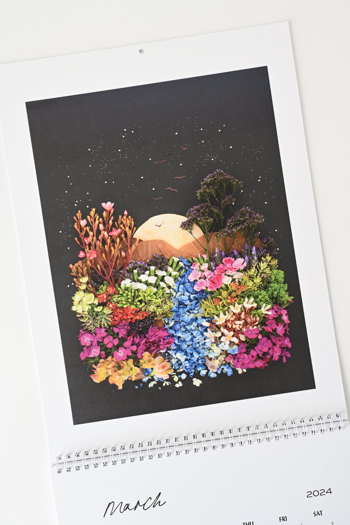 2024 Flower Art Calendar